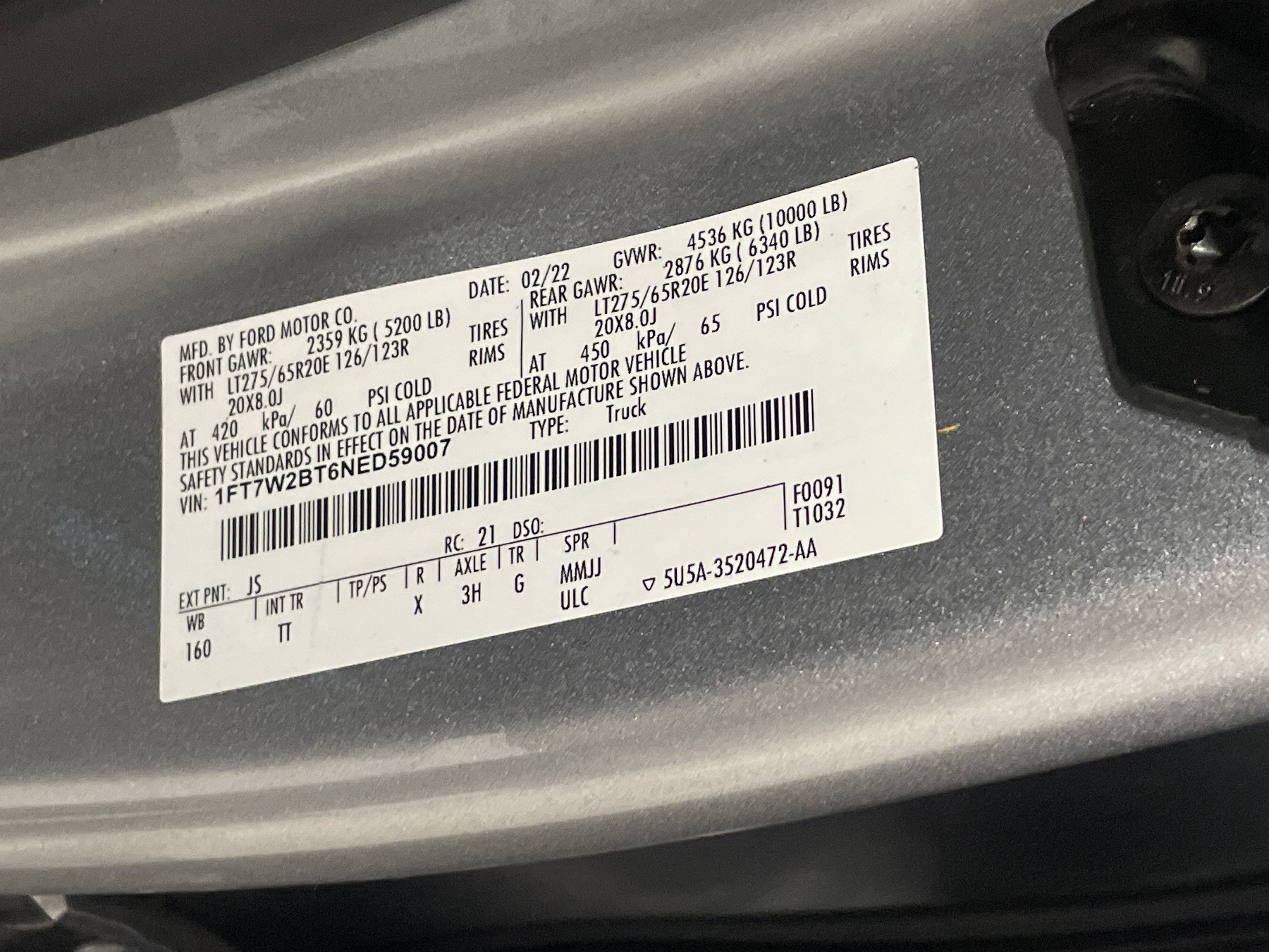 Used 2022 Ford F250 Limited w/ FX4 Off-Road Package image 36