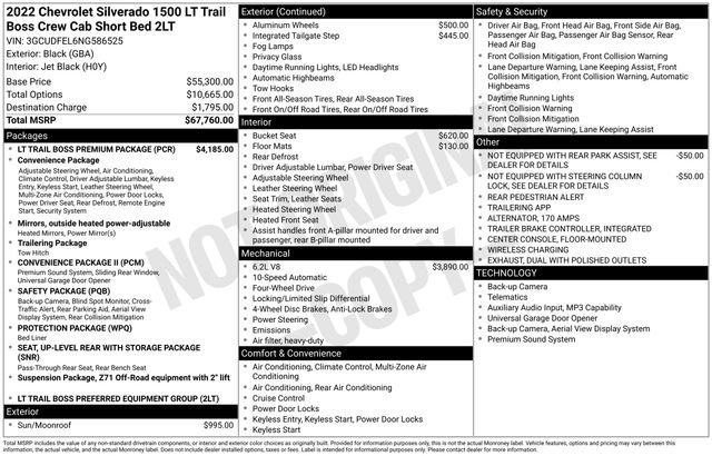 Used 2022 Chevrolet Silverado 1500 LT Trail Boss w/ LT Trail Boss Premium Package image 4