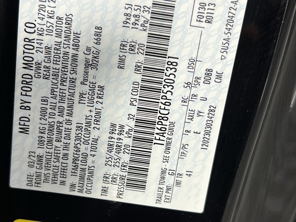 Used 2023 Ford Mustang GT Premium w/ Mustang Nite Pony Package image 30