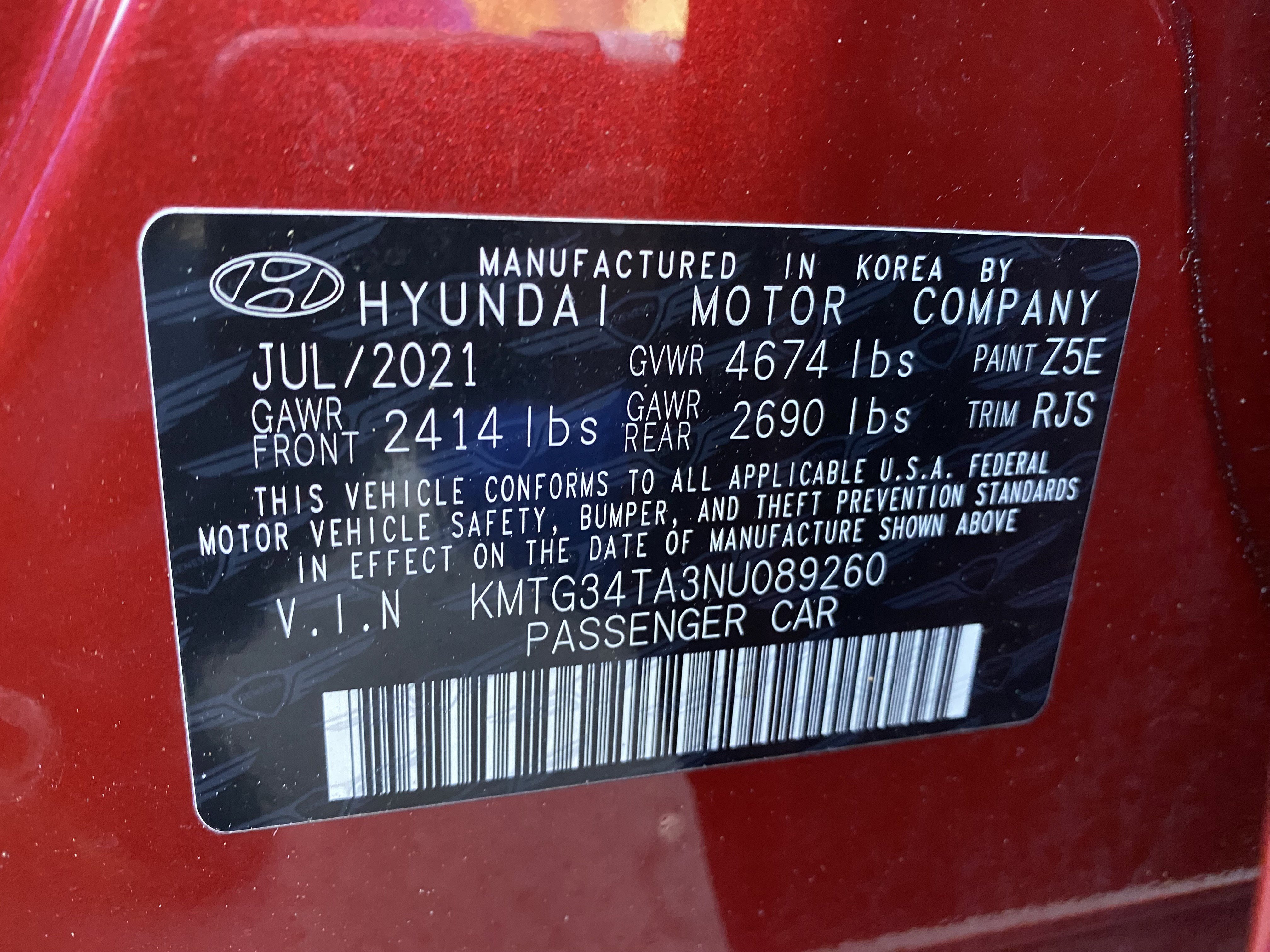 Used 2022 Genesis G70 2.0T w/ Prestige Package image 38