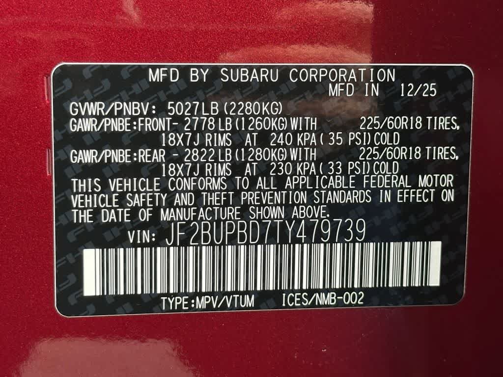 New 2026 Subaru Outback Premium AWD/4WD image 22