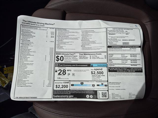 New 2026 BMW M440i w/ Premium Package RWD image 17