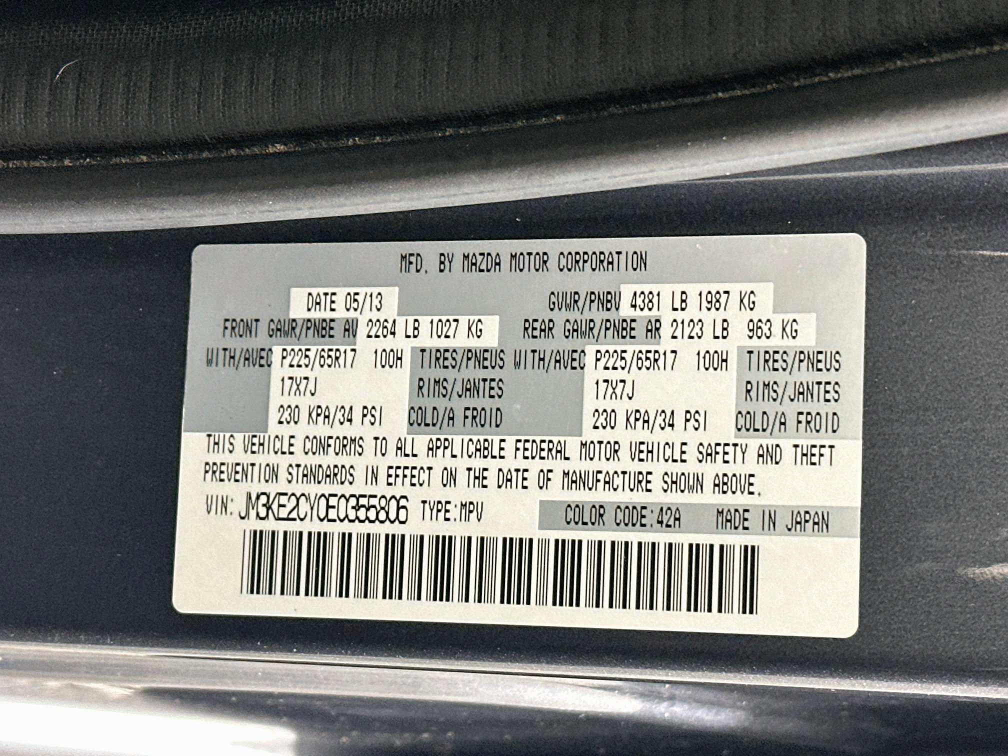 Used 2014 MAZDA CX-5 Touring FWD image 12