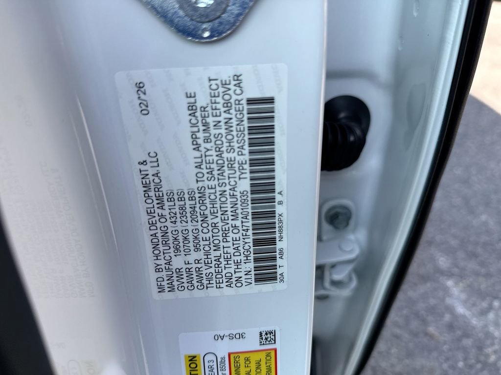 New 2026 Honda Accord SE image 26