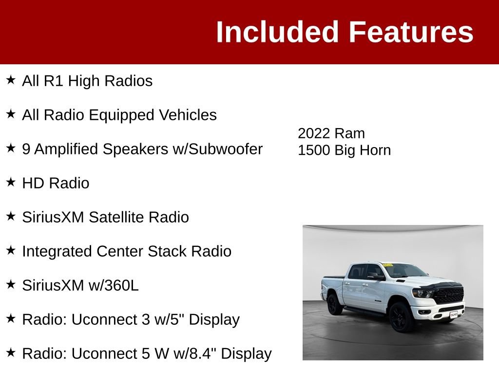 Used 2022 RAM 1500 Big Horn AWD/4WD image 4