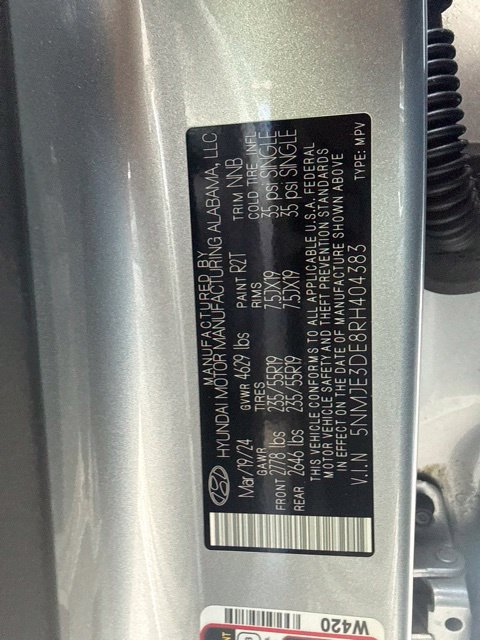 Certified 2024 Hyundai Tucson Limited FWD image 14