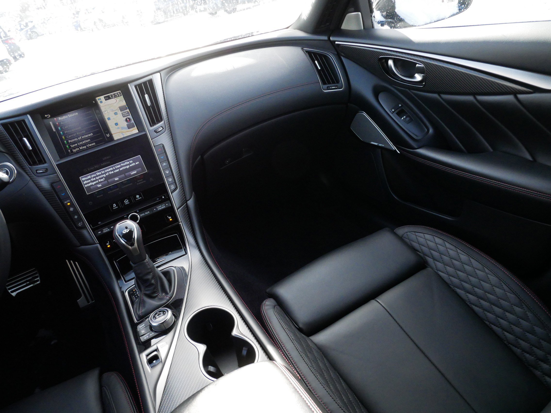 Used 2023 INFINITI Q50 Red Sport 400 w/ Carbon Fiber Package image 11