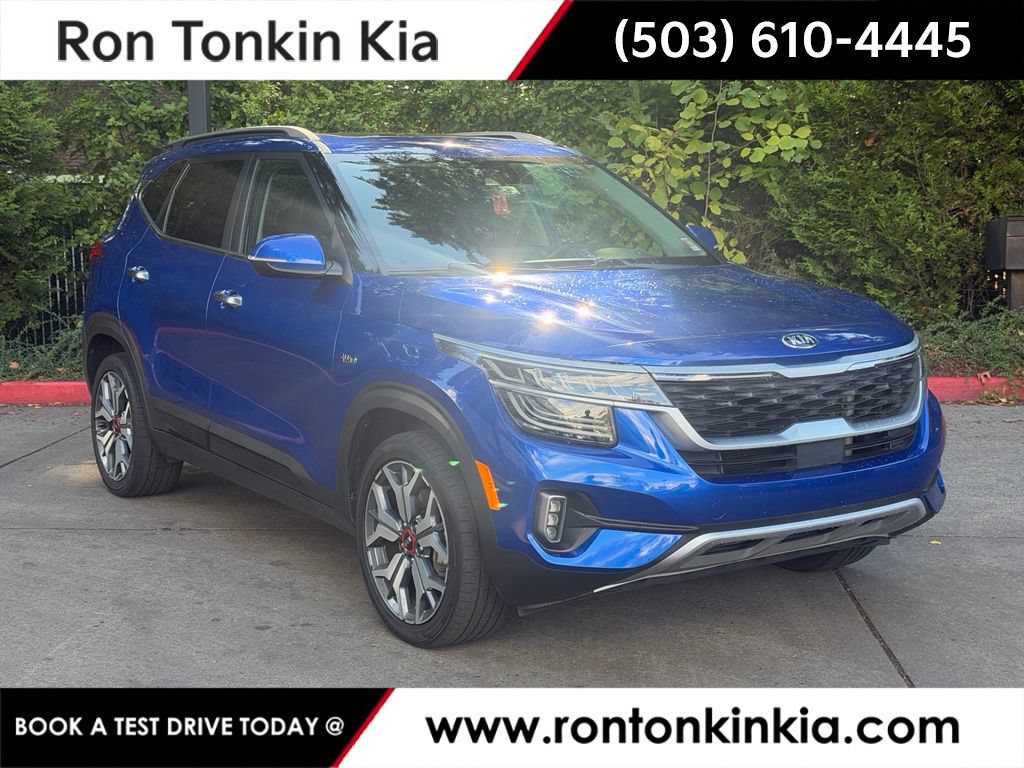Used 2021 Kia Seltos SX w/ SX Sunroof Package AWD/4WD video 1