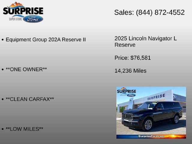 Used 2025 Lincoln Navigator L Reserve AWD/4WD image 6