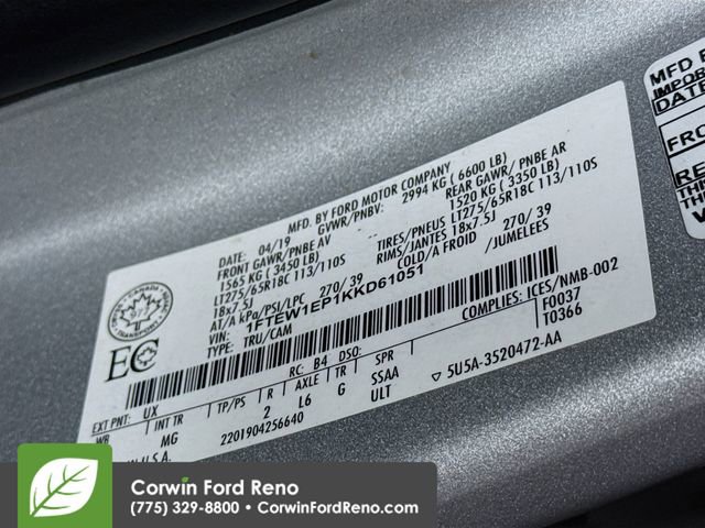 Certified 2019 Ford F150 XLT w/ XTR Package AWD/4WD image 29