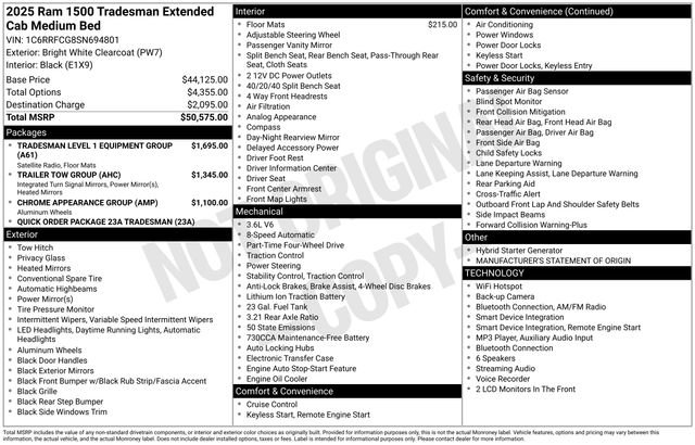 Used 2025 RAM 1500 Tradesman AWD/4WD image 24