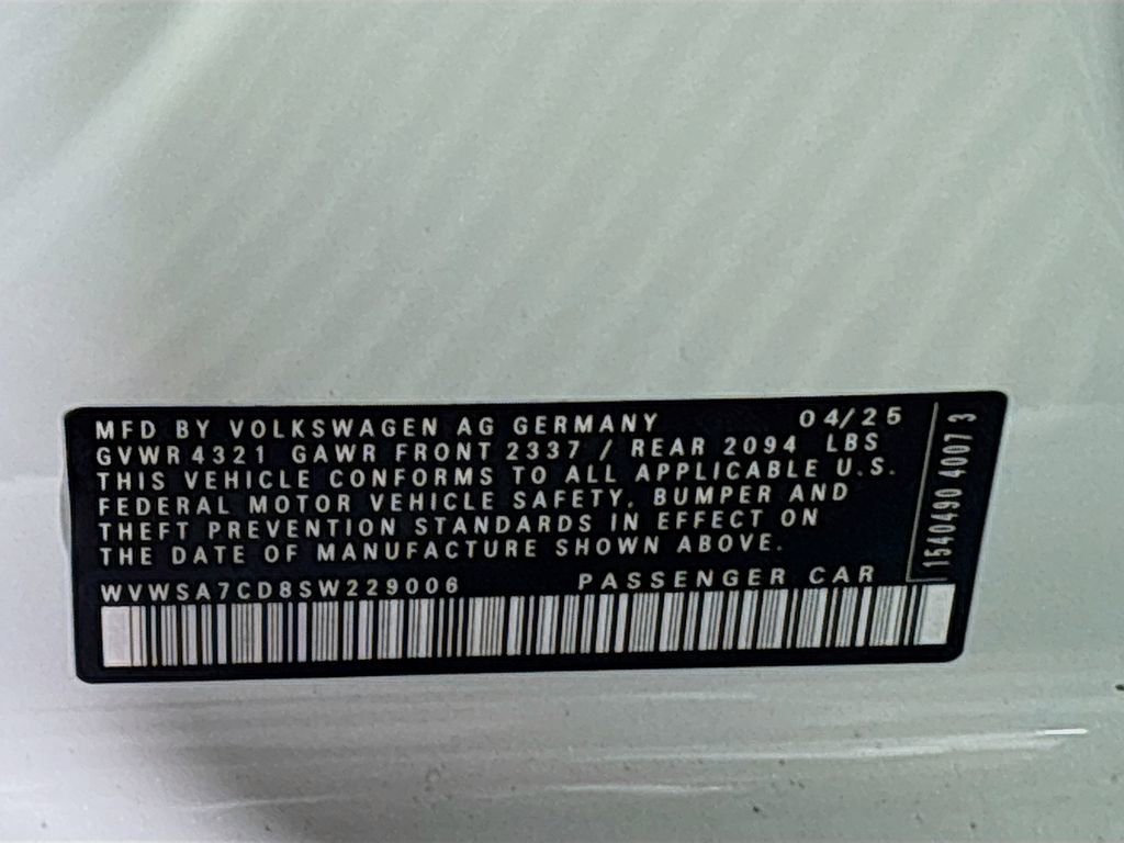 New 2025 Volkswagen GTI SE FWD image 26