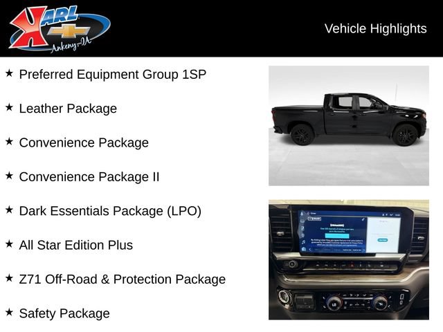 Certified 2024 Chevrolet Silverado 1500 RST w/ All Star Edition Plus AWD/4WD image 2