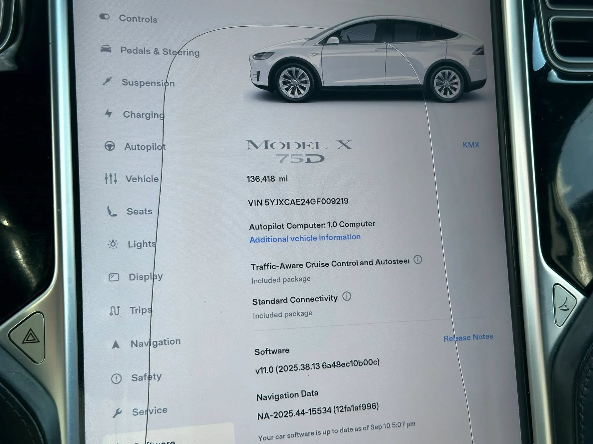 Used 2016 Tesla Model X 75D AWD/4WD image 43