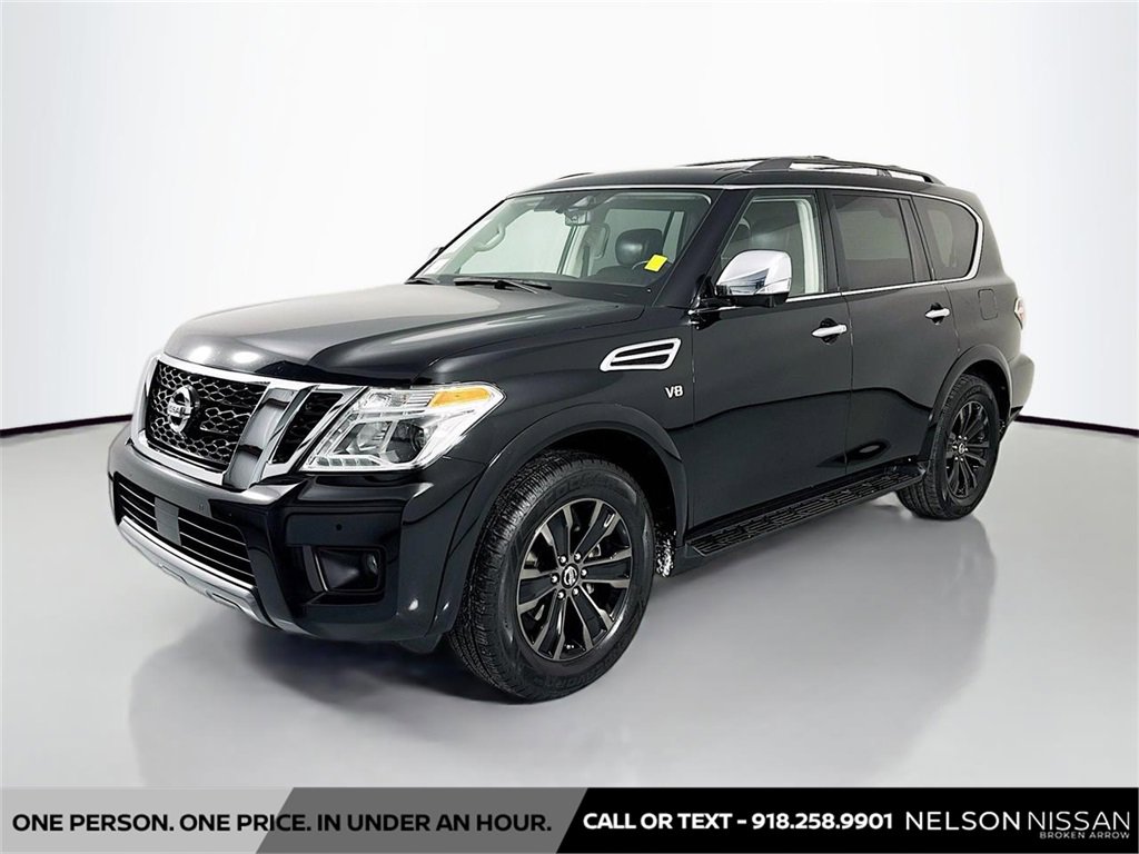 Used 2019 Nissan Armada Platinum w/ Captain's Chairs Package image 1