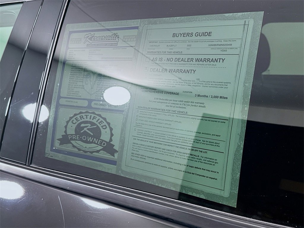Used 2022 Chevrolet Blazer LT image 37