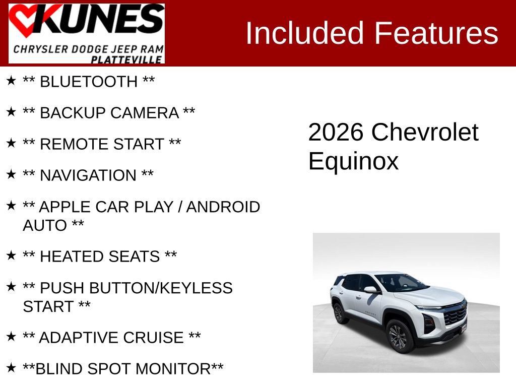 Used 2026 Chevrolet Equinox LT AWD/4WD image 2