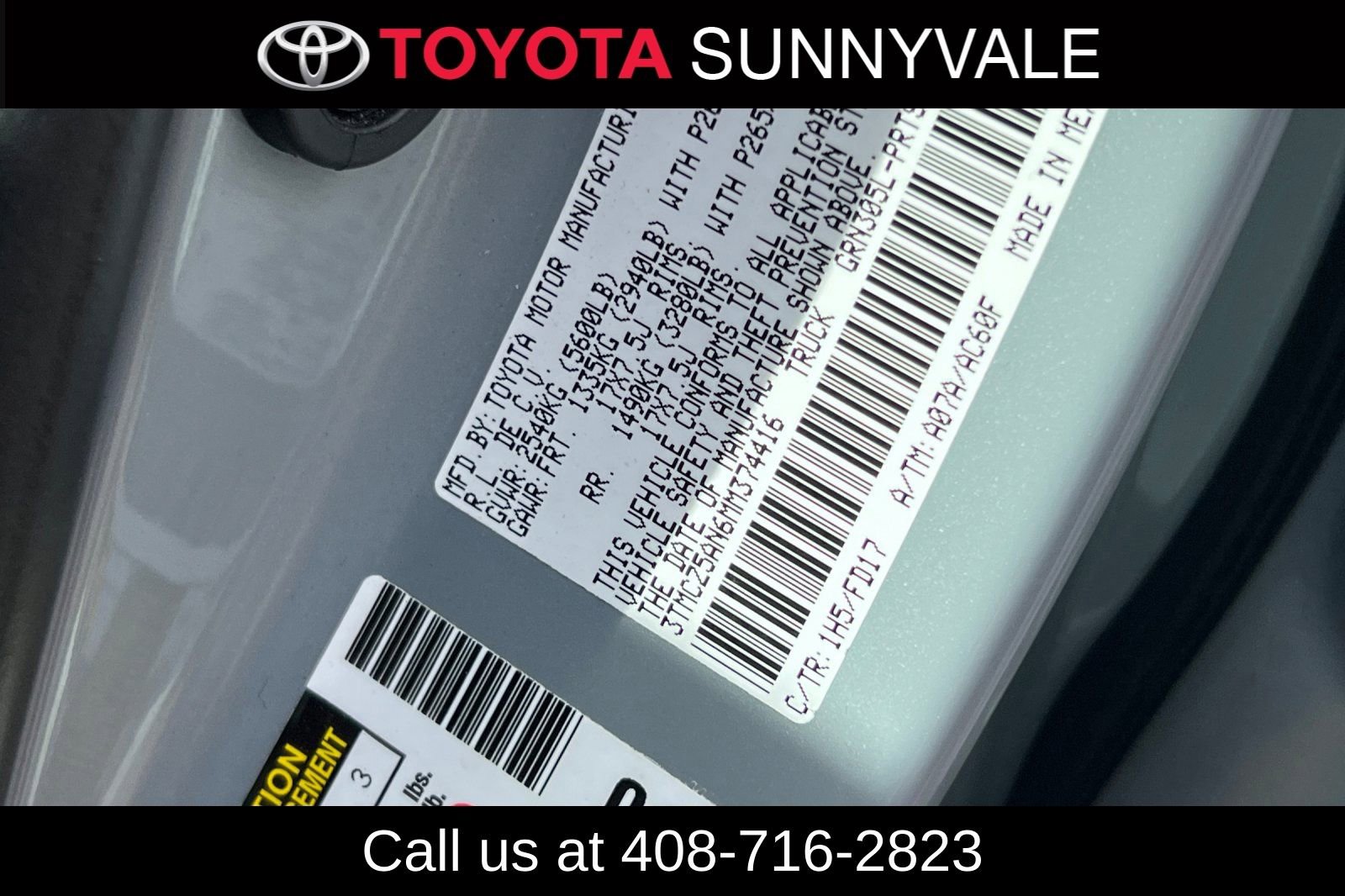 Certified 2021 Toyota Tacoma TRD Sport w/ Technology Package image 27