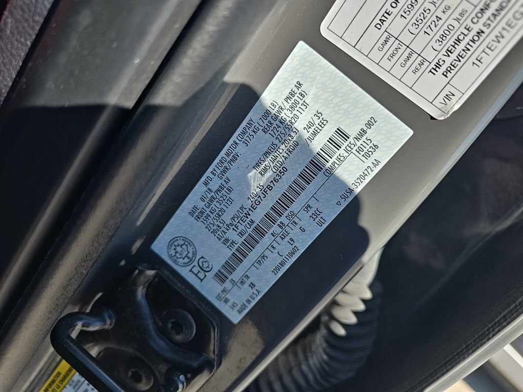 Used 2018 Ford F150 XLT w/ Equipment Group 302A Luxury AWD/4WD image 10
