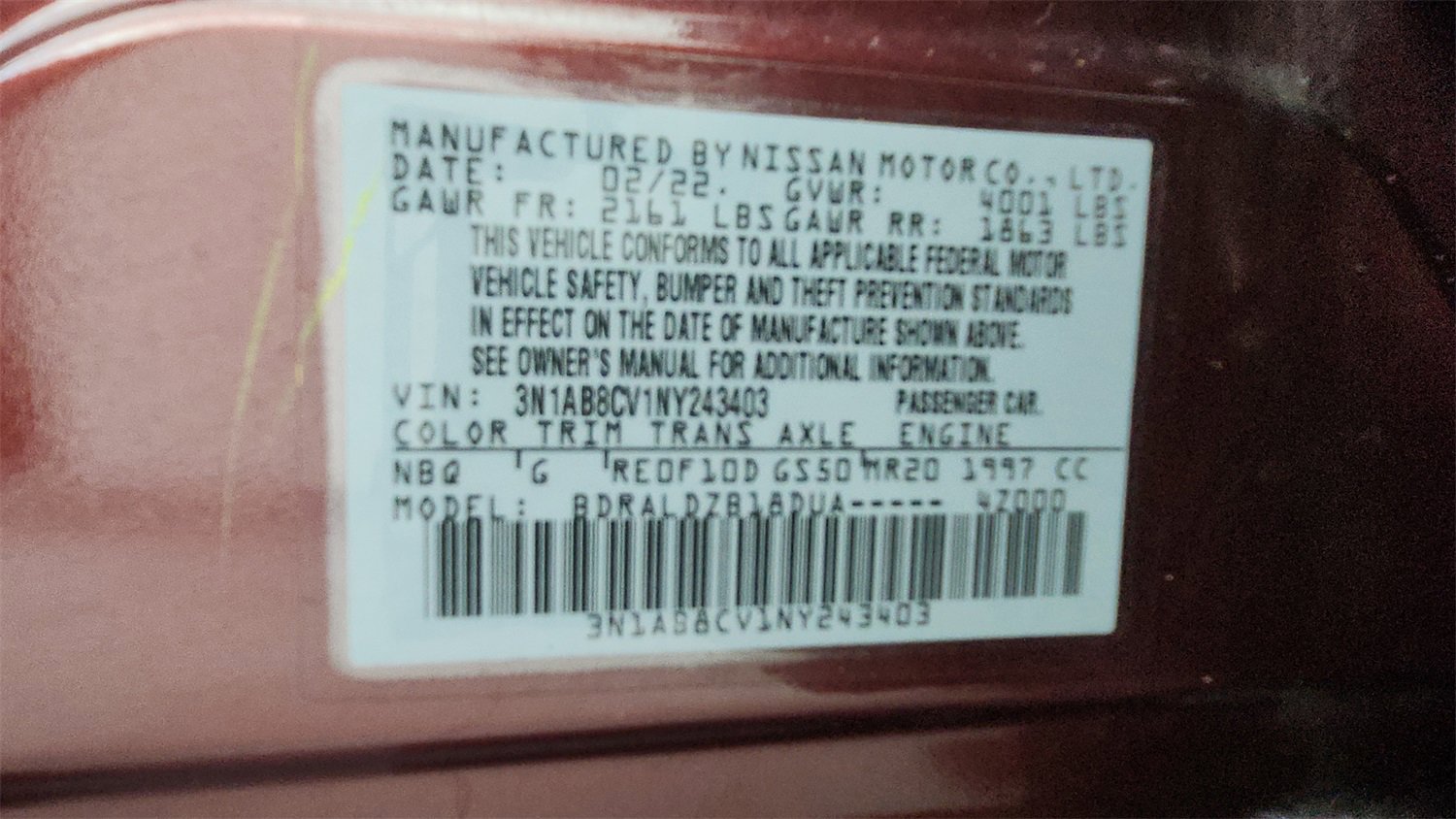 Used 2022 Nissan Sentra SV image 11
