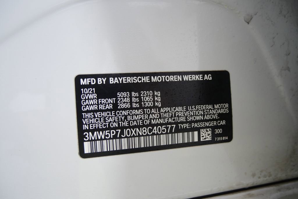 Used 2022 BMW 330e w/ M Sport Package RWD image 24