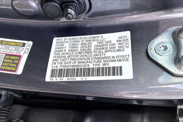 Certified 2021 Honda CR-V EX-L image 19