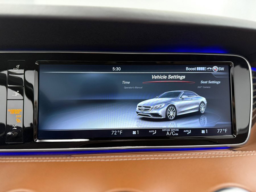 Used 2017 Mercedes-Benz S 63 AMG 4MATIC Cabriolet w/ Driver Assistance Package image 73