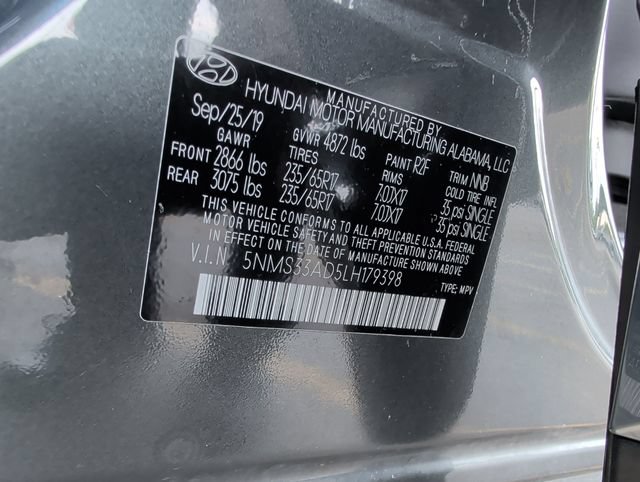 Used 2020 Hyundai Santa Fe SEL FWD image 27