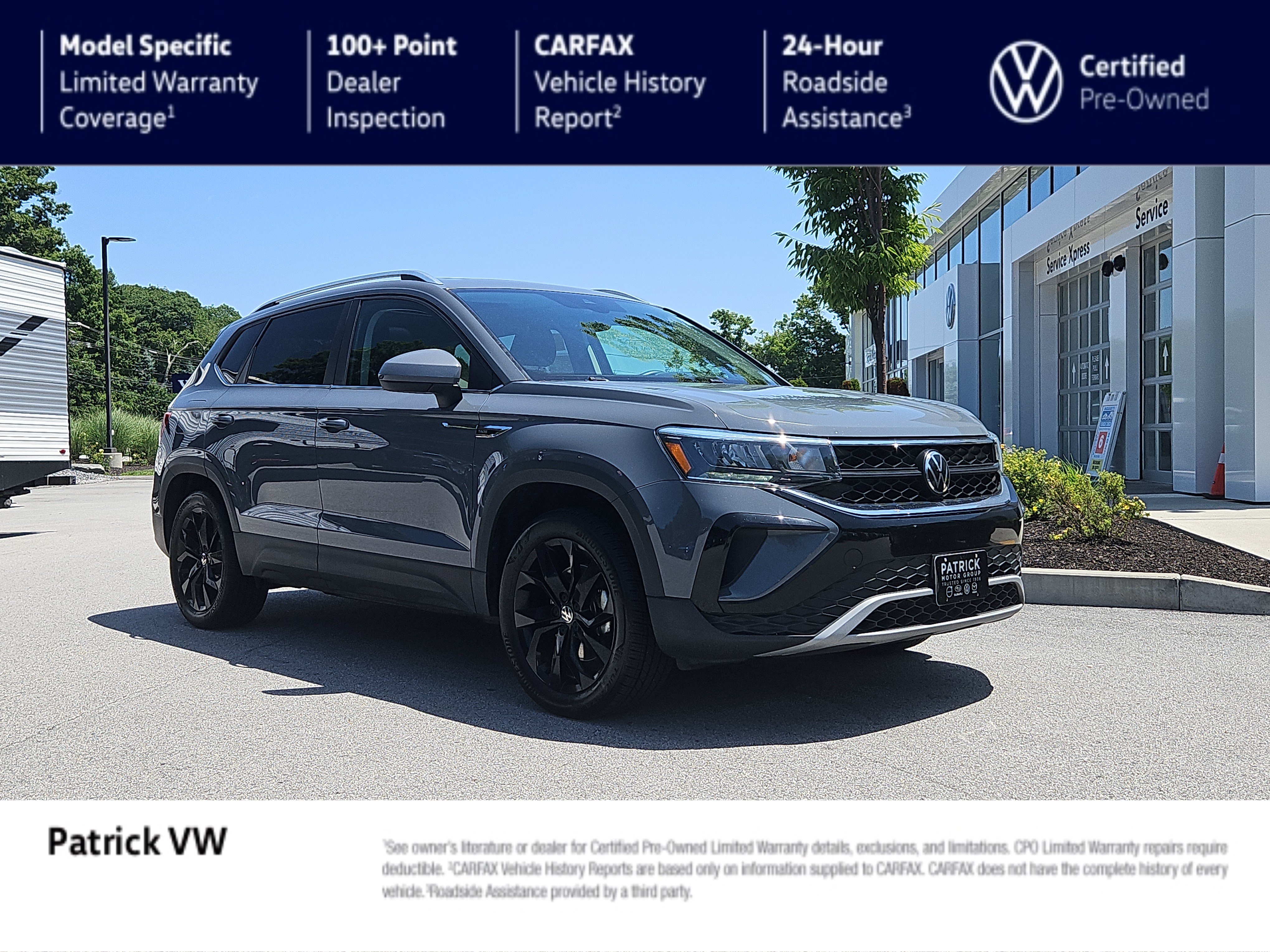 Certified 2023 Volkswagen Taos SE w/ Panoramic Sunroof Package