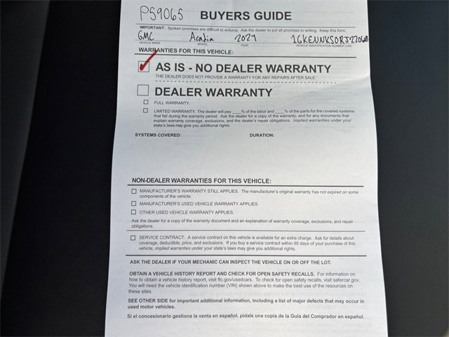 Used 2024 GMC Acadia Elevation image 50
