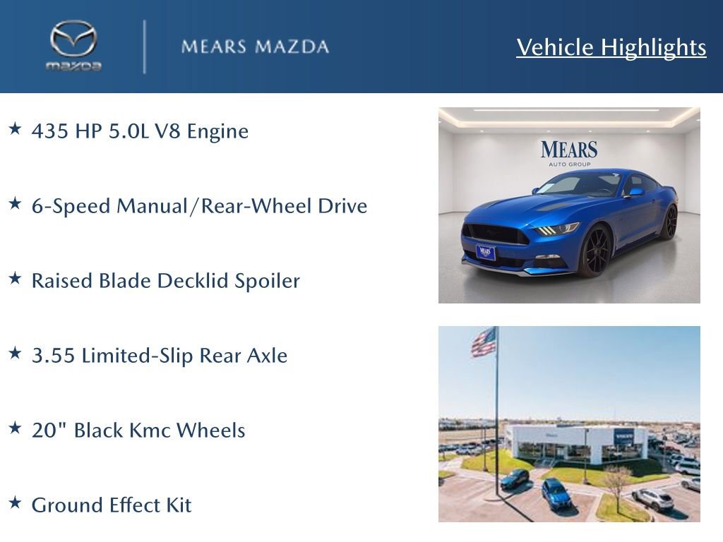 Used 2017 Ford Mustang GT RWD image 2
