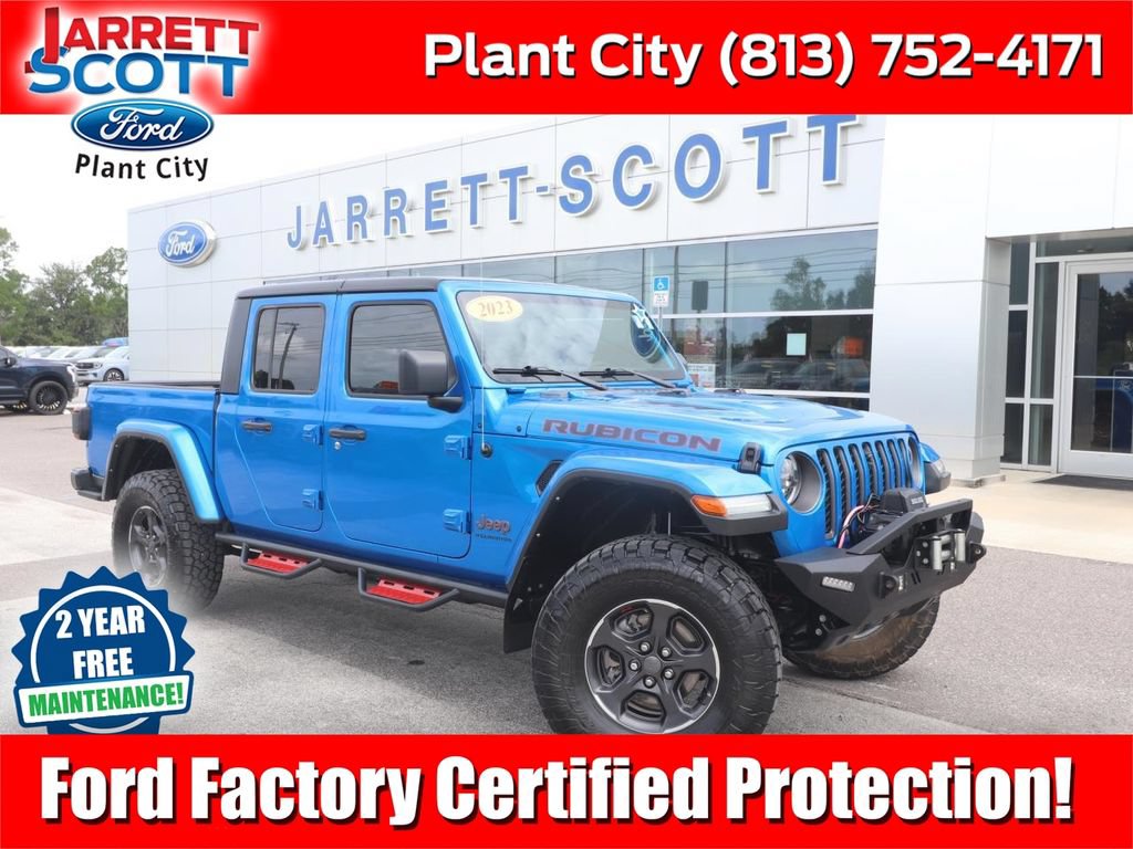Used 2023 Jeep Gladiator Rubicon w/ LED Lighting Group AWD/4WD image 1