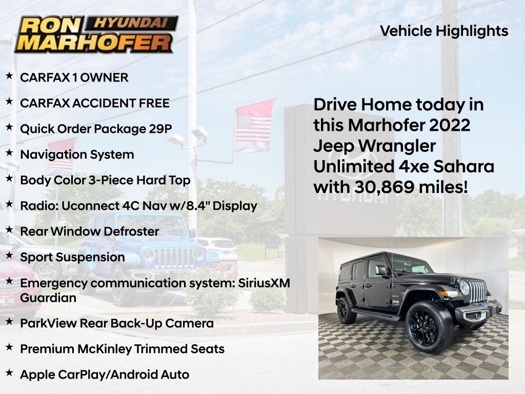 Used 2022 Jeep Wrangler Unlimited Sahara AWD/4WD image 15