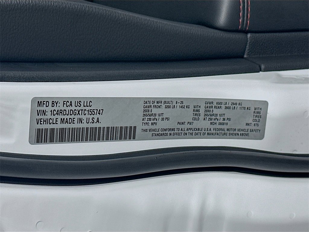 New 2026 Dodge Durango GT w/ Blacktop Package image 19