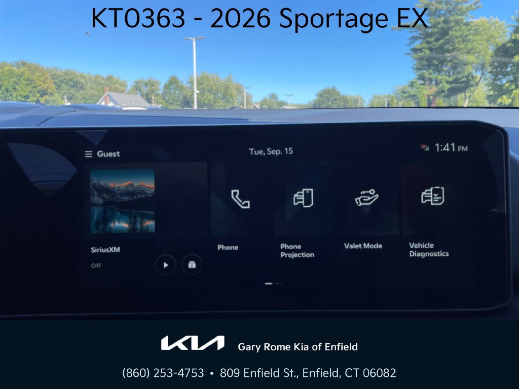 New 2026 Kia Sportage EX w/ EX Panorama Roof Package AWD/4WD image 17