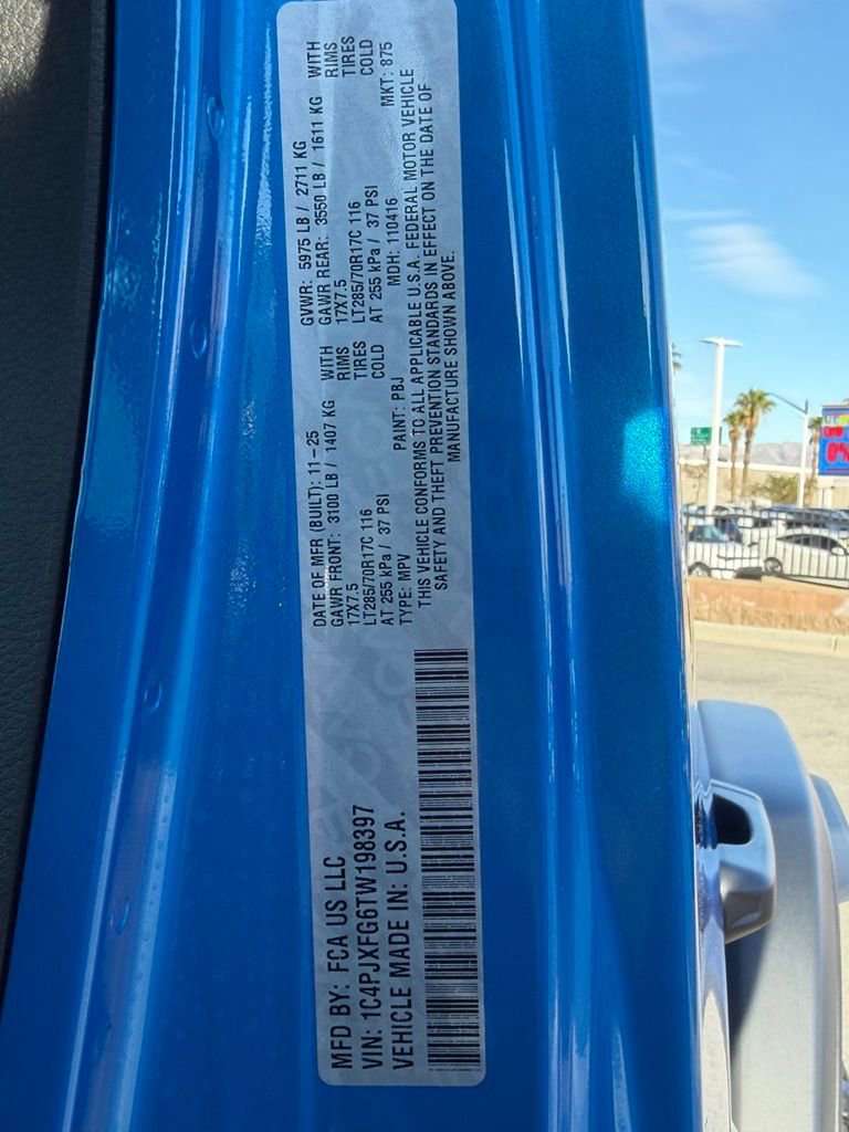 New 2026 Jeep Wrangler Unlimited Rubicon w/ Technology Group image 23