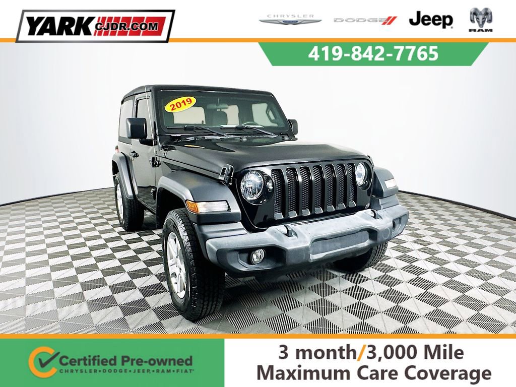 Certified 2019 Jeep Wrangler Sport
