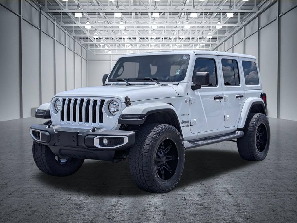 Used 2019 Jeep Wrangler Unlimited Sahara w/ Uconnect 4C Nav & Sound Group AWD/4WD image 12
