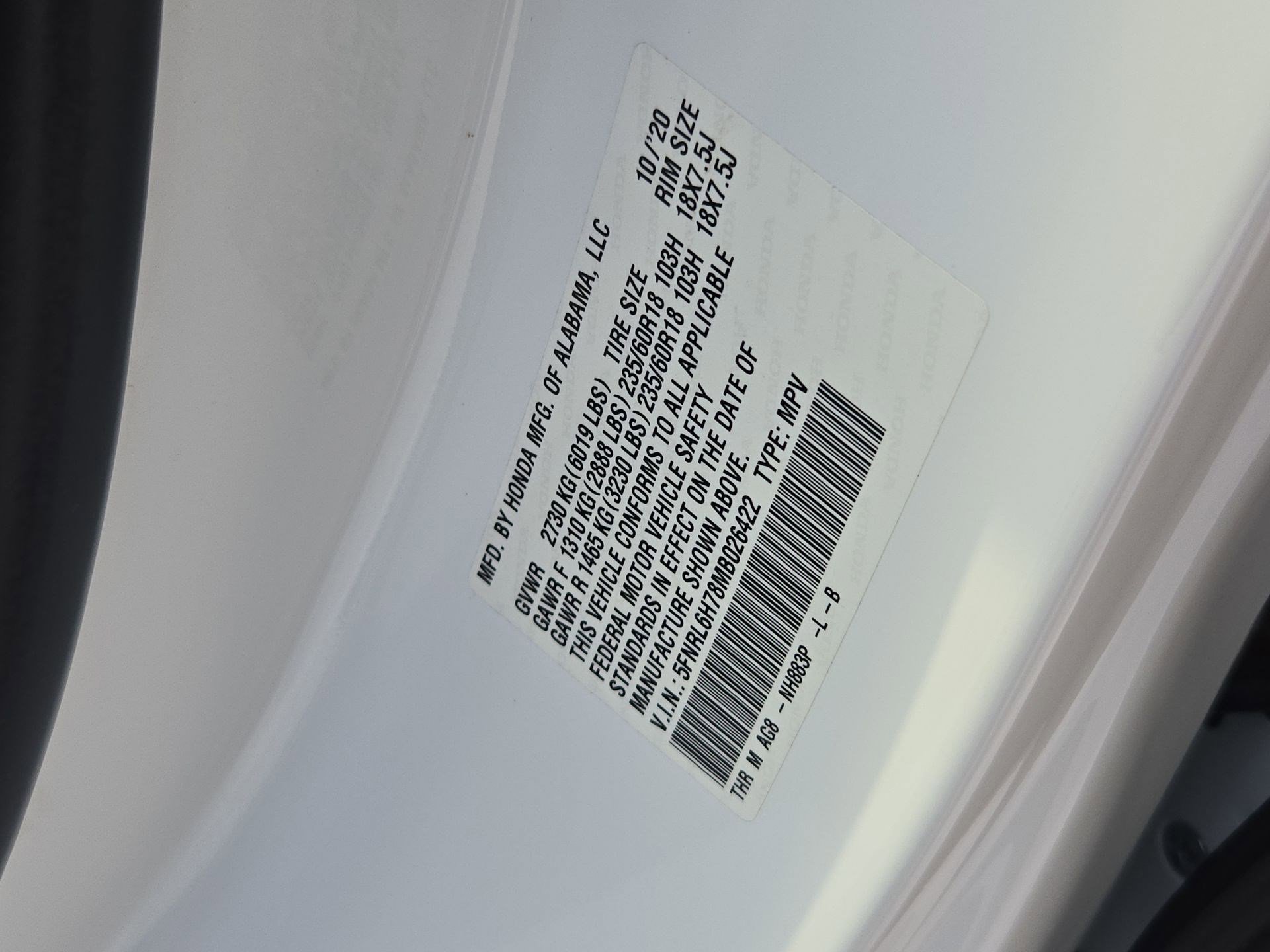 Used 2021 Honda Odyssey EX-L image 34