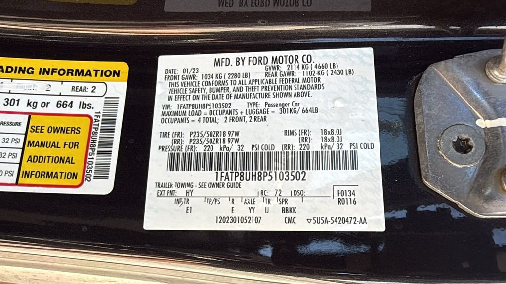 Used 2023 Ford Mustang Premium RWD image 55