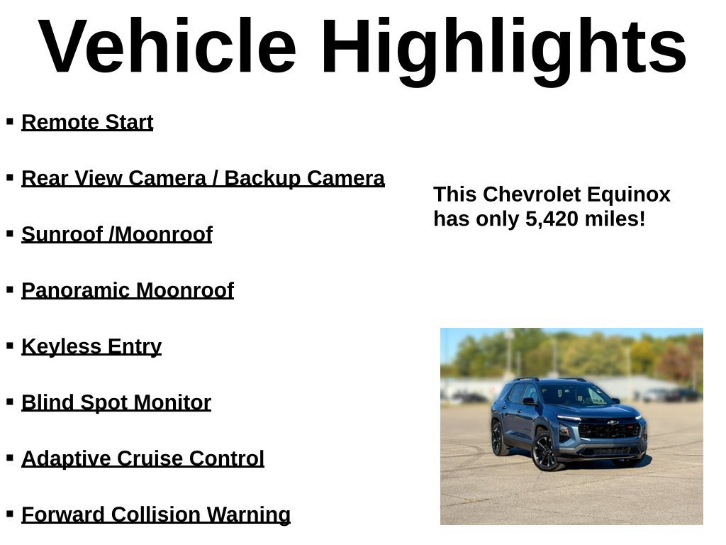 Used 2026 Chevrolet Equinox RS w/ Convenience Package III FWD image 34