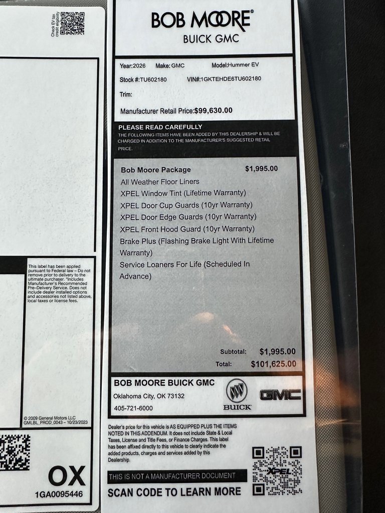 New 2026 GMC Hummer EV SUV image 15