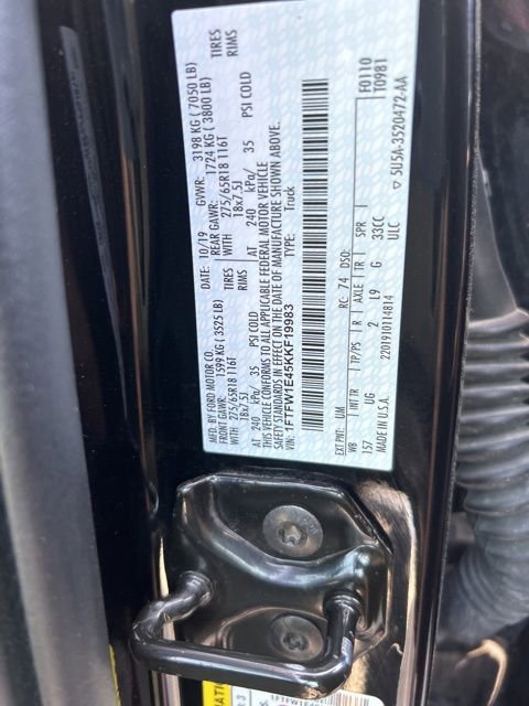 Used 2019 Ford F150 XLT w/ Equipment Group 302A Luxury image 11