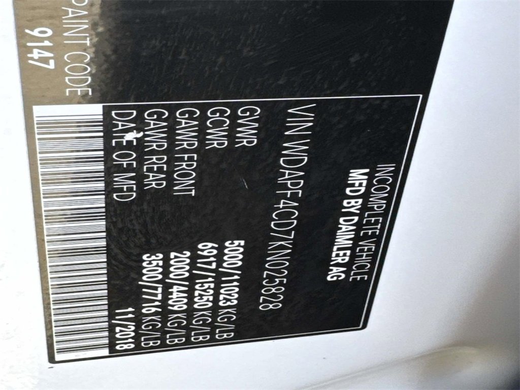 Used 2019 Mercedes-Benz Sprinter 170 w/ Chrome Grille Package image 26