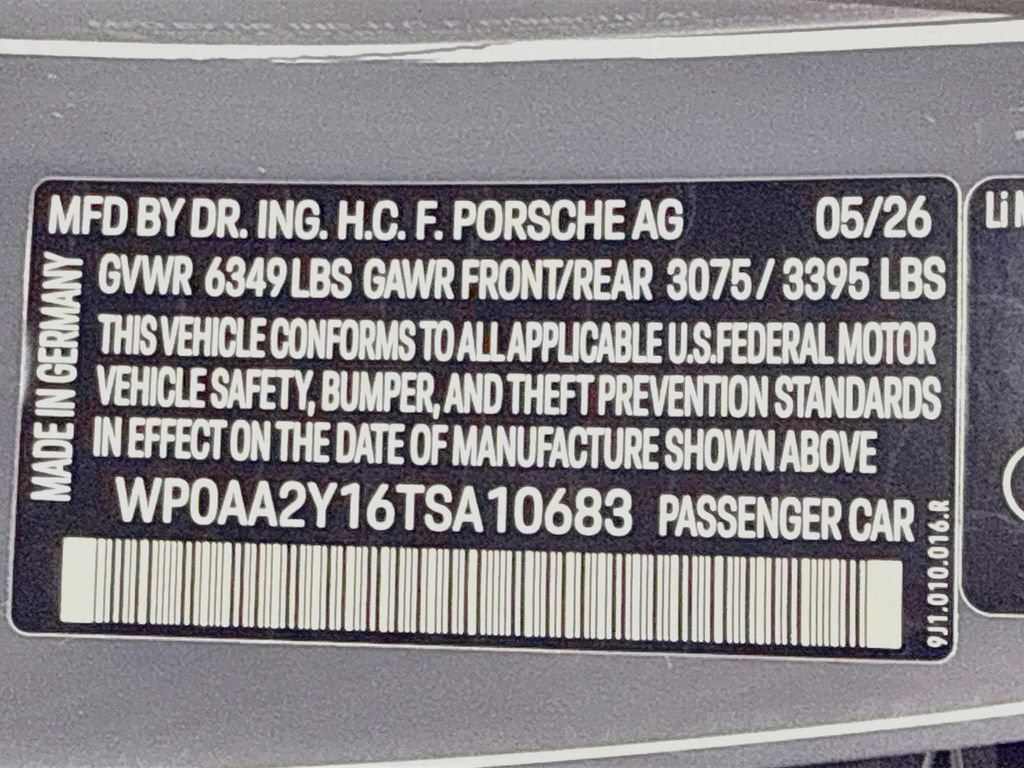 New 2026 Porsche Taycan AWD/4WD image 33