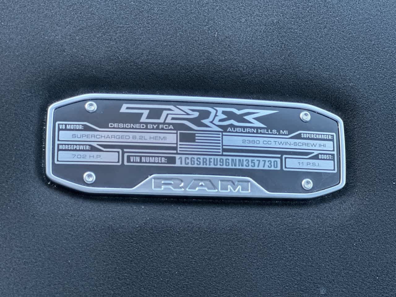 Used 2022 RAM 1500 TRX w/ TRX Level 2 Equipment Group AWD/4WD image 33
