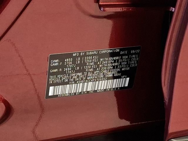 Certified 2023 Subaru Outback Premium image 25