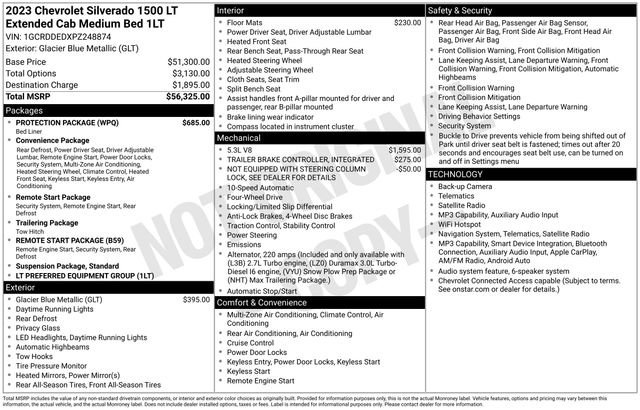 Certified 2023 Chevrolet Silverado 1500 LT w/ Protection Package AWD/4WD image 23