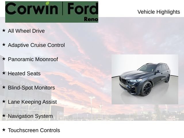 Used 2020 BMW X7 M50i w/ Dynamic Handling Package AWD/4WD image 8