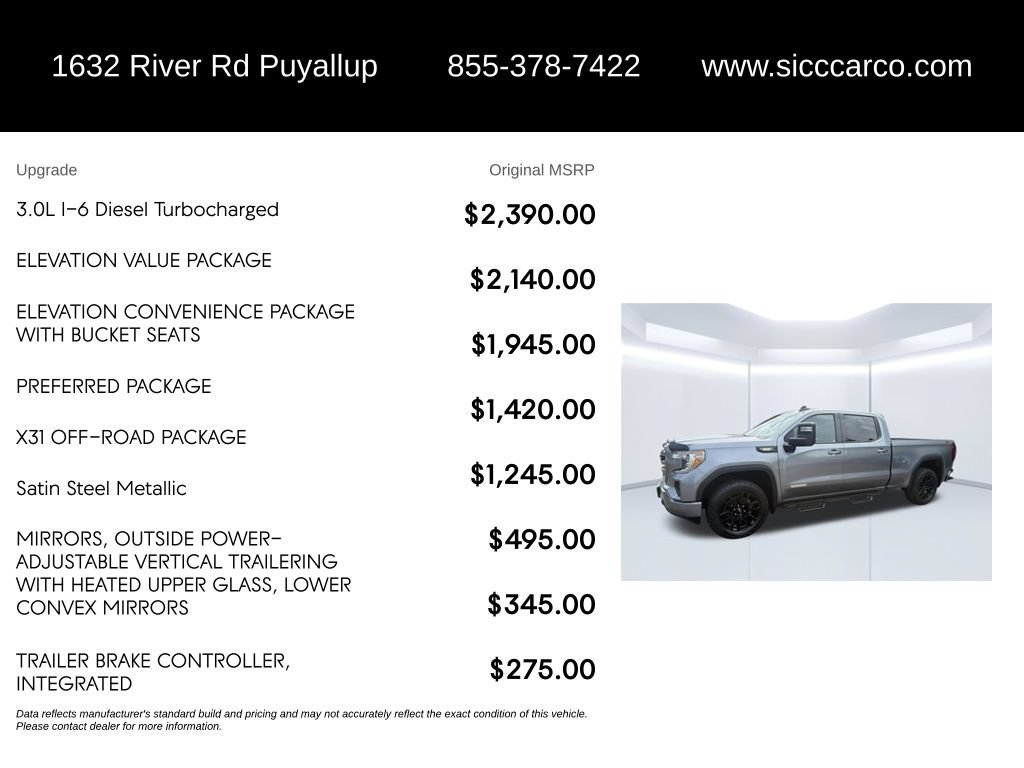 Used 2020 GMC Sierra 1500 Elevation w/ Elevation Value Package AWD/4WD image 5